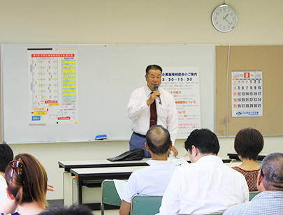 合同企業面接相談会での企業PR
